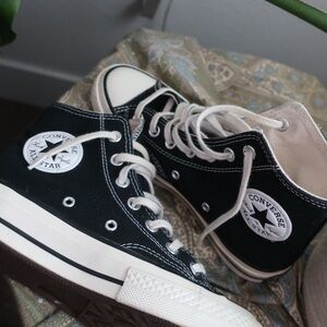 Converse Chuck Taylor 70 Black and Off White Sneakers